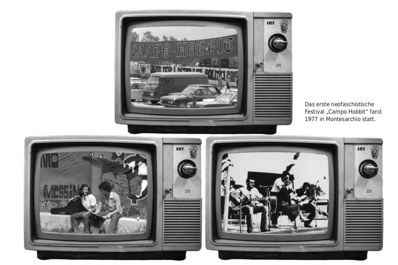 Ein faschistisches Woodstock sollte das aus Musikfestival, Tolkien-Seminar und Bücherständen bestehende "Camp Hobbit" 1977 werden.