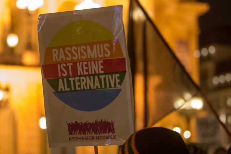 Demo am 28. Oktober 2018 in Frankfurt anlässlich des Einzugs der AfD in den hess