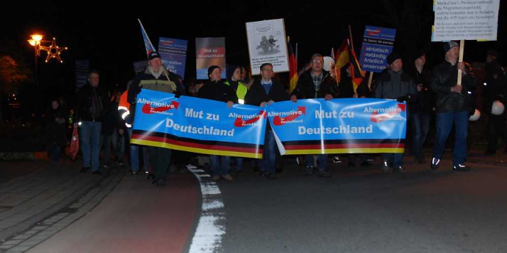 AfD-Demonstration am 4. Dezember 2015 in Salzkotten