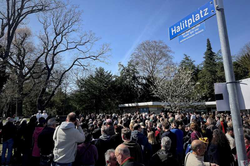 Gedenken an Halit Yozgat am 6. April 2026 in Kassel.